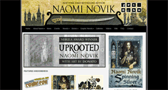 Desktop Screenshot of naominovik.com