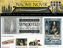 Tablet Screenshot of naominovik.com